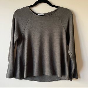 Aritzia Wilfred Free Brauw Top Olive Green Size S